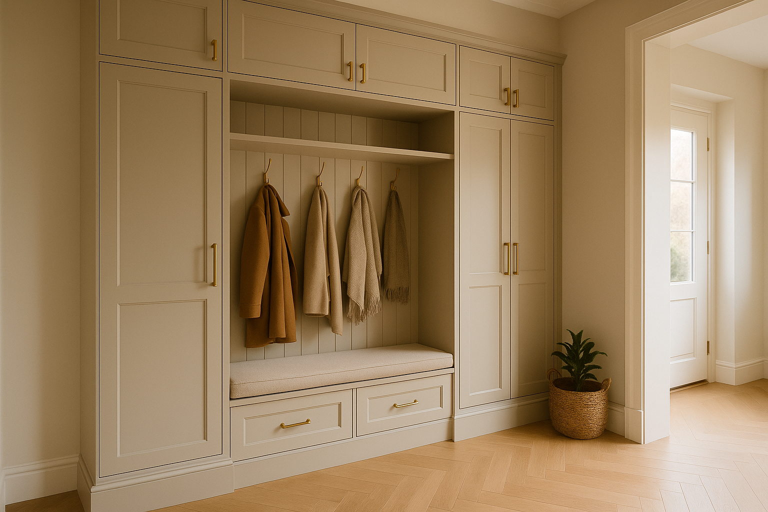 Hallway Storage example