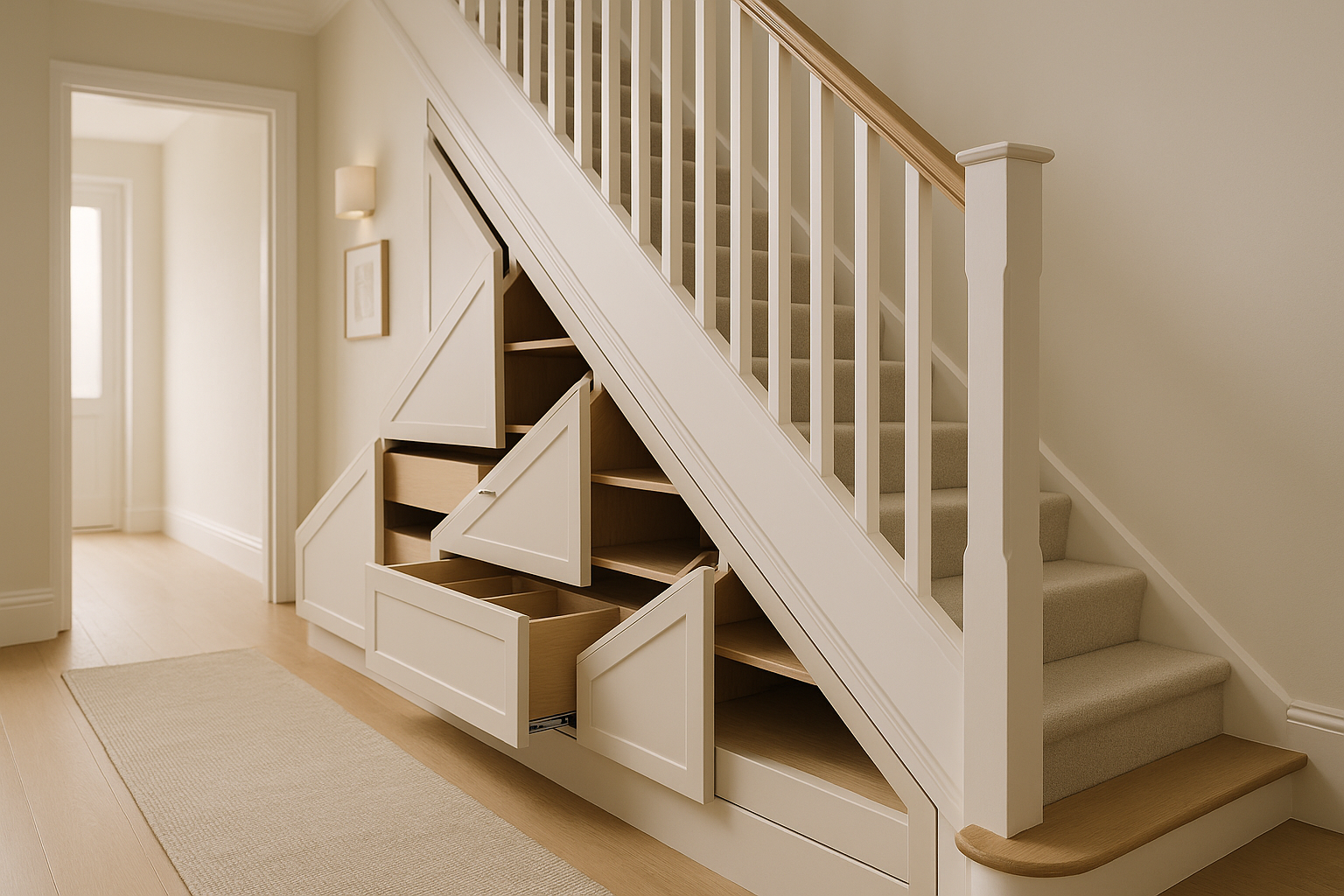 Understairs Storage example